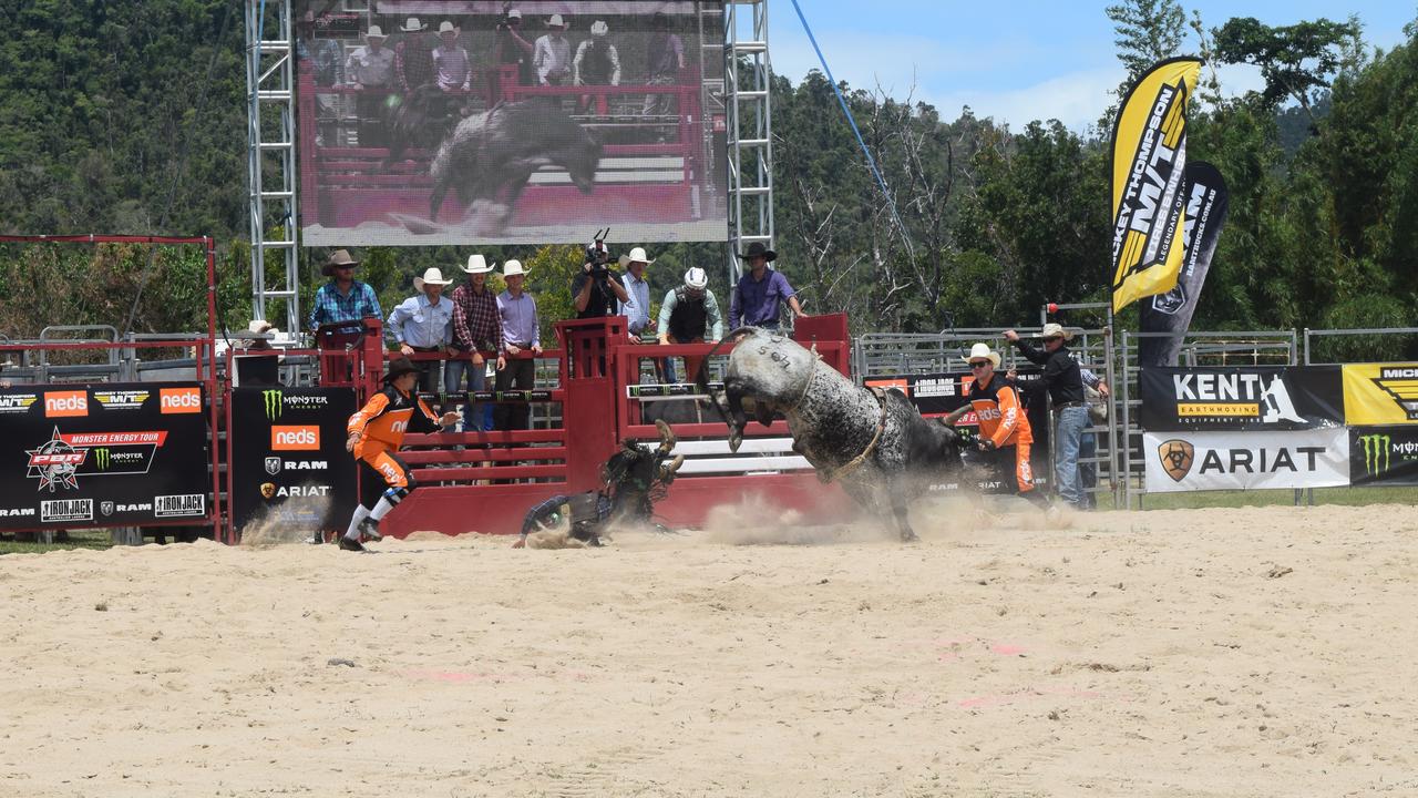 All the action at at the PBR Airlie Beach Invitational. Picture: Laura Thomas