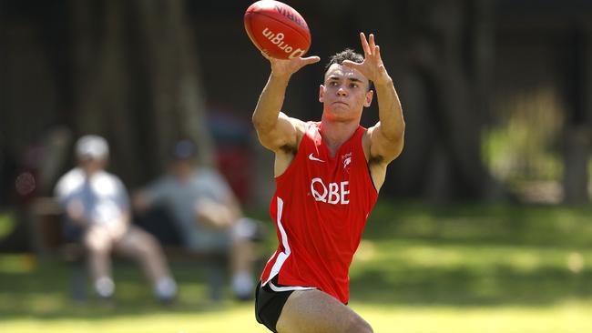 Caiden Cleary in Swans colours.