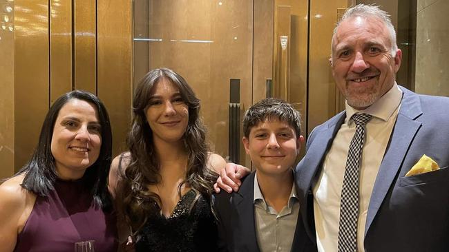 Anthony Rocca and his family