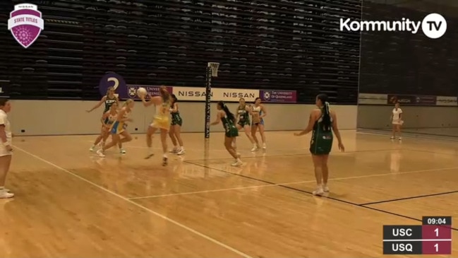 Replay: Netball Queensland State Age Titles - USQ Jets v USC Thunder (U18)