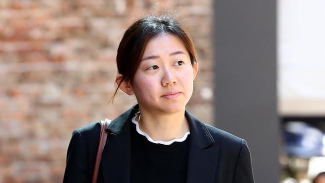 Jiayi Huang, a staffer for former NSW Labor MP Ernest Wong appears at ICAC during a six-week inquiry into an alleged scheme by NSW Labor and Chinese donors to circumvent the state's electoral funding laws. Picture: Toby Zerna