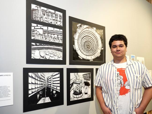 Mahir Ershad, Mosman High School. Picture: Art Gallery of NSW/Mim Stirling