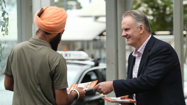 Vote of confidence: Mark Latham looks on the bright side of life. Picture: Hollie Adams. 