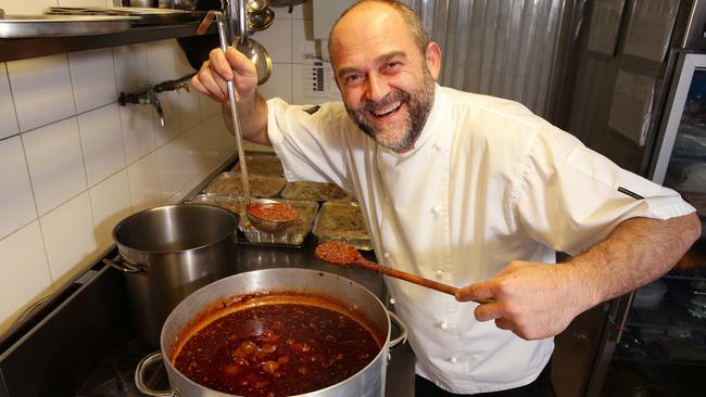 Carmine Costantini doesn’t use herbs or garlic in his ragu. Picture: ANDREW TAUBER