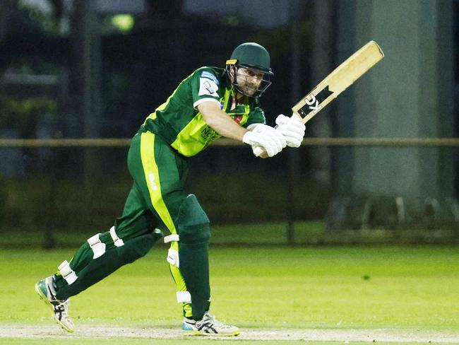 Rovers batsman Bobby Brix in the Cricket Far North (CFN) T20 A Grade grand final match between Cairns Rovers and Mulgrave, held at Griffiths Park, Manunda. Picture: Brendan Radke