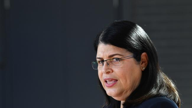 Queensland Minister for Education Grace Grace raised concerns with her federal counterpart Dan Tehan in March over the relief package. Photo: AAP Image/Darren England