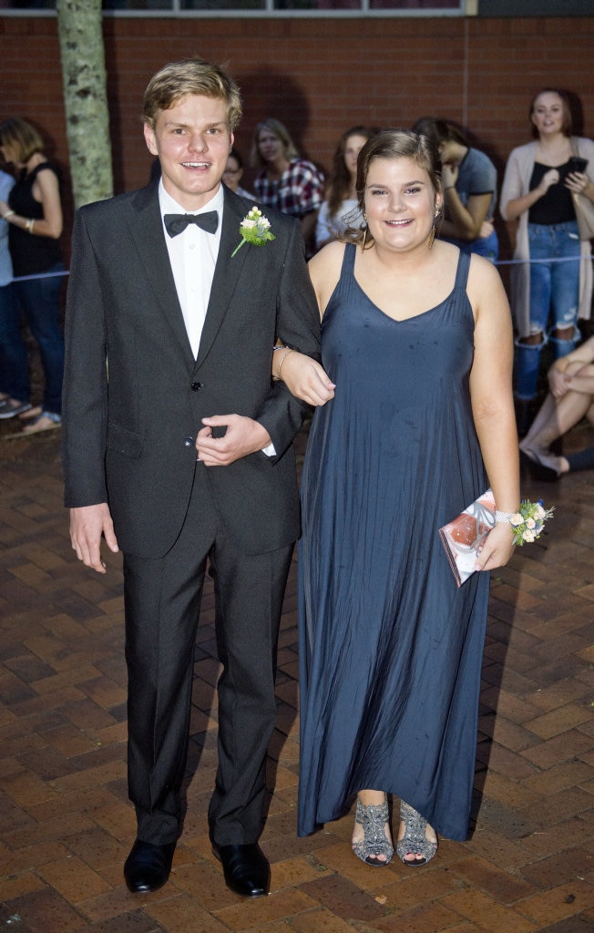 ( From left ) Jack Martin and Arabella Gourlay. Picture: Nev Madsen