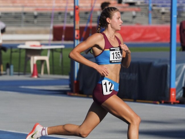 Gold Coast Running Academy prospect Sienna Bush. Picture: Supplied