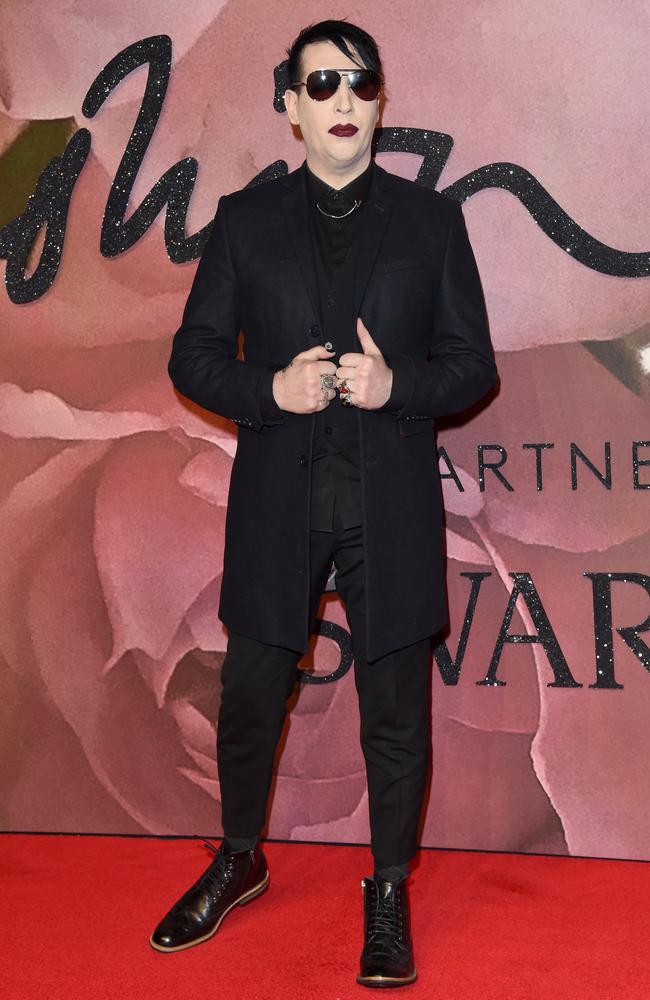 Marilyn Manson attends The Fashion Awards 2016 on December 5, 2016 in London, United Kingdom. Picture: Getty