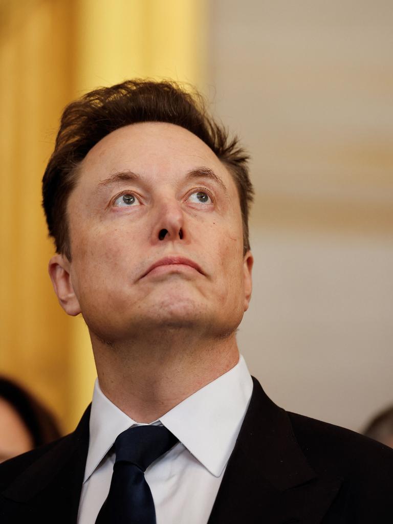 Elon Musk at the inauguration. Picture: AFP