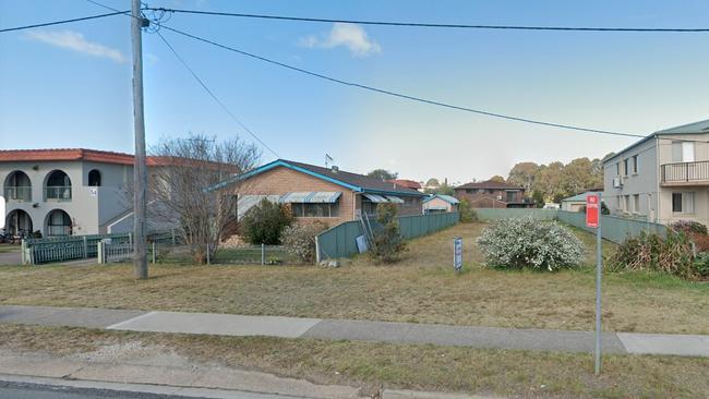 The $8.9 million apartment block is planned for Batemans Bay just metres from the ocean. Picture: Google Maps