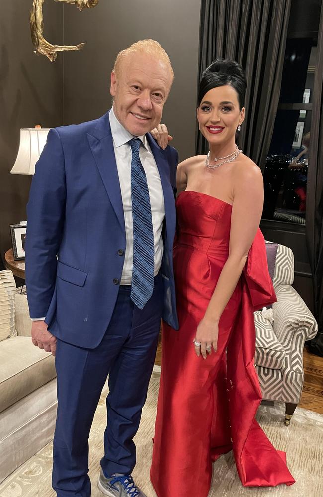 Pratt paid Katy Perry $1.5 million to perform in front of 220 guests at his Melbourne home in February. Picture: Supplied