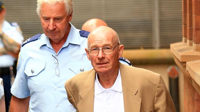 Roger Rogerson leaves the NSW Supreme Court during his trial for the 2014 murder of Jamie Gao. Picture: Adam Taylor/Newspix