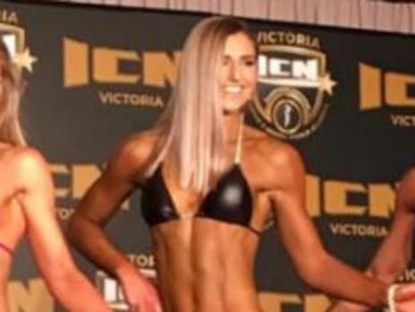 Frances Abbott makes her bodybuilding debut. Picture: notanotherfitnessblogger