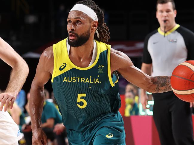 Patty Mills is focused on winning an NBA championship with the Brooklyn Nets. Picture: Gregory Shamus/Getty Images