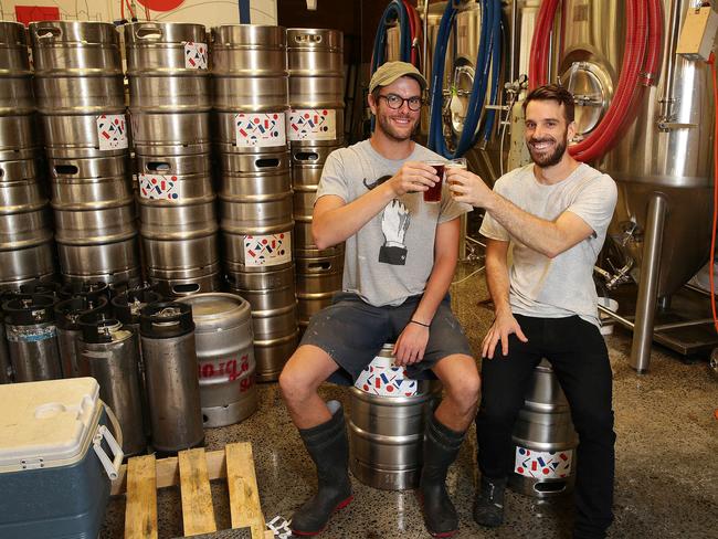 Tallboy and Moose co-owners Dan Hall and Steve Germain.