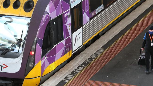 Frustrated Gippsland train passengers will have to take the bus for six weeks as the V/Line train line will close due to further track upgrades. Picture: David Crossling