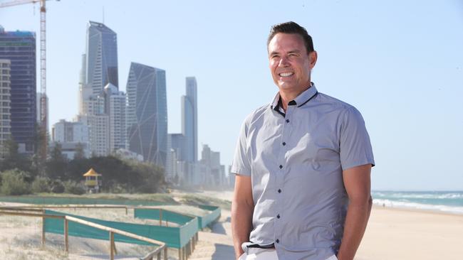 A delighted Darren Taylor at Broadbeach. Picture Glenn Hampson