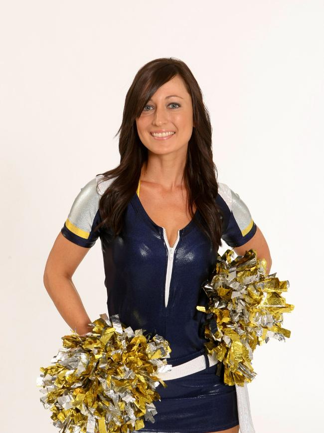 North Queensland Cowboys cheerleader. Cowboys Spirit member Andrea Fleming.
