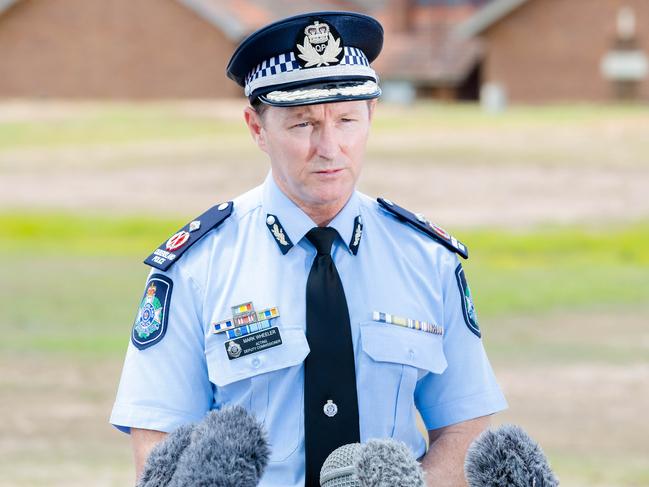 Acting Deputy Commissioner Mark Wheeler on Friday. Picture: Richard Walker