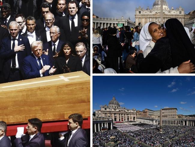 Artwork pope funeral
