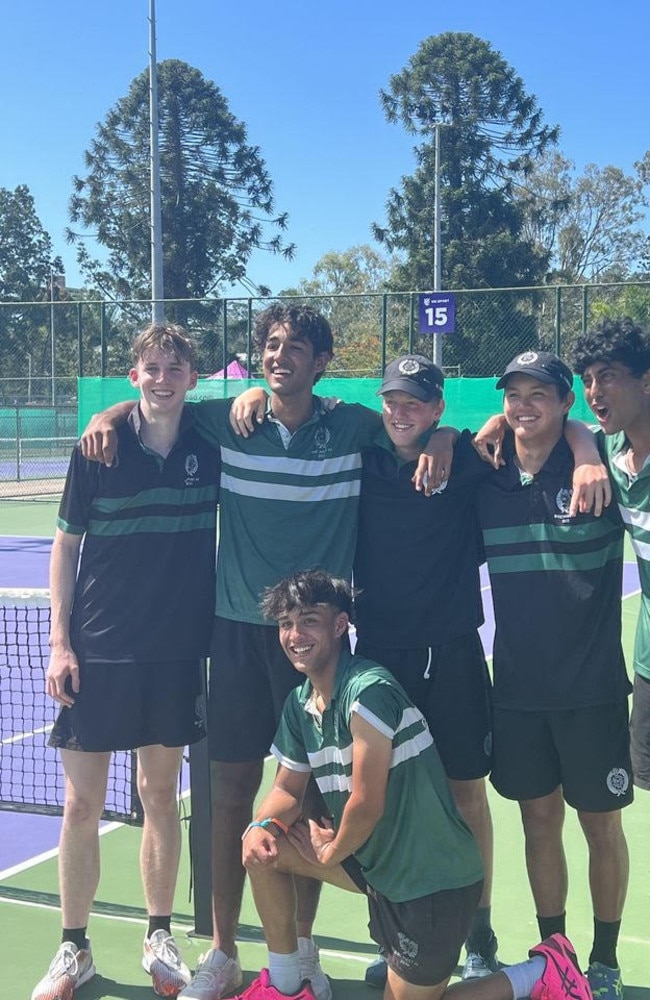 The championship winning Brisbane Boys College team.