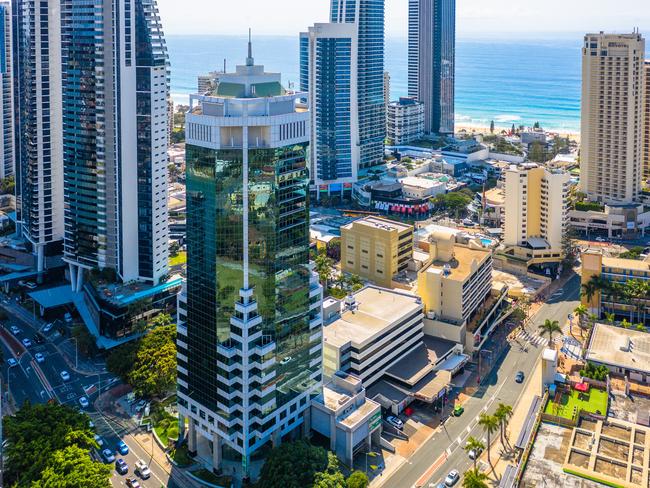 Surfers Paradise corporate tower of power 50 Cavill Avenue.