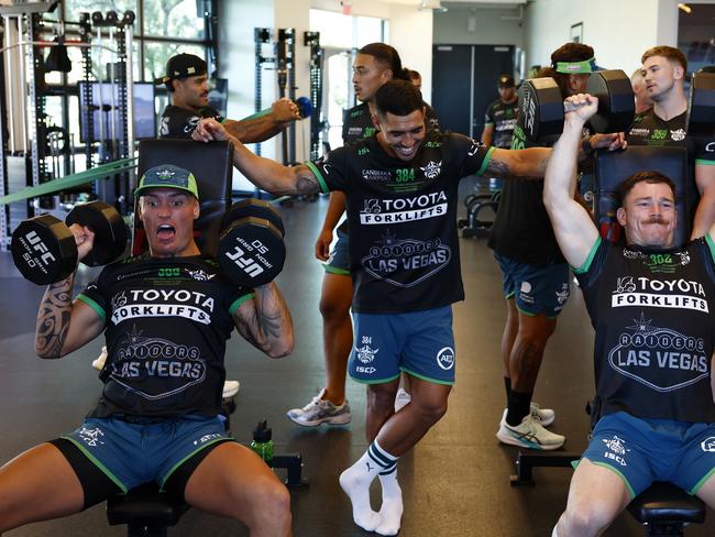 Parts of the NRL combine will be held at the UFC Performance Institute in Las Vegas, where the Canberra Raiders have spent time training at. Picture: Jonathan Ng