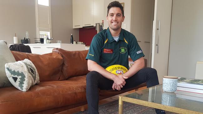 Former Essendon AFL player and Northcote Park recruit David Myers. Picture: Ben Higgins