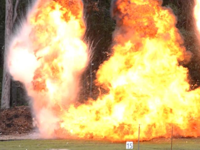 ‘Half a gram … can take fingers off’: Power of explosives in display