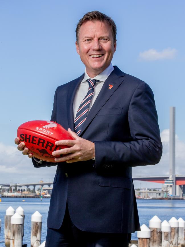 These days James Brayshaw is a media personality and Channel 7 commentator. Picture: Channel 7/Tim Carrafa