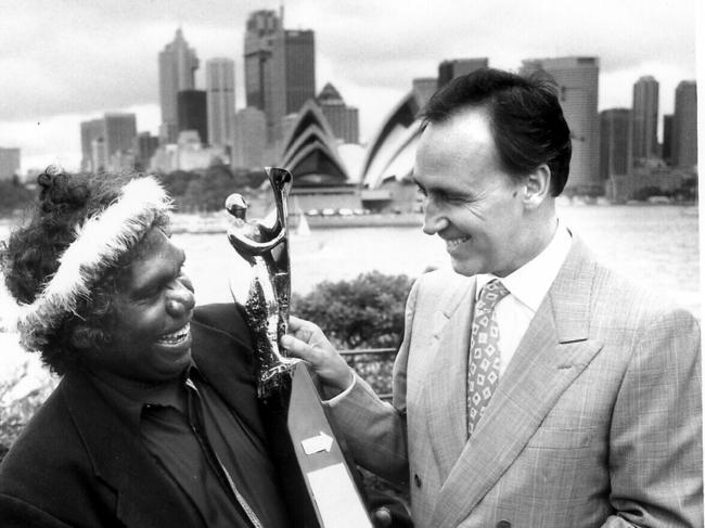 Australian of the Year Mandawuy Yunupingu and Paul Keating