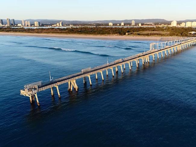 Drone footage of The Spit shot by Gold Coast Bulletin photographer Glenn Hampson