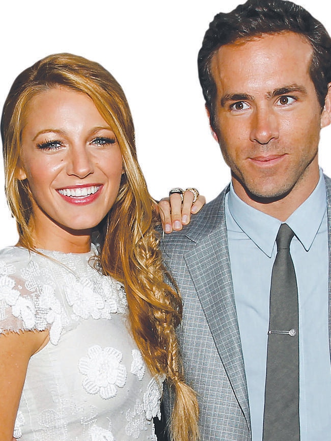 Blake Lively and Ryan Reynolds met while filming The Green Lantern. Picture: AP