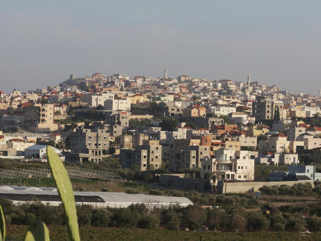 The town of Baqa al-Gharibyye in Israel. Picture: Ella Pellegrini