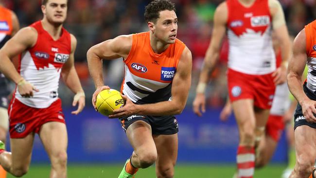 Josh Kelly in action for GWS. Picture: Getty Images