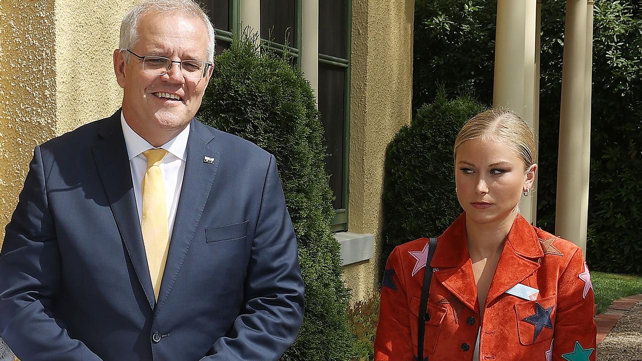 Ms Tame giving the PM her famous ‘side eye’. Picture: NCA NewsWire / Gary Ramage