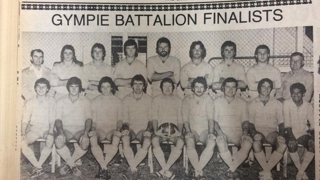 Gympie Battalion finalists July 25, 1981.