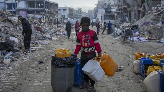 The view that Gaza – including the ruins of Jabaliya – was a prime piece of real estate began in late summer. Picture: AP