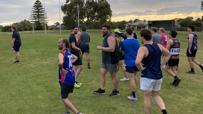 Chadstone in pre-season training as it prepares to return.