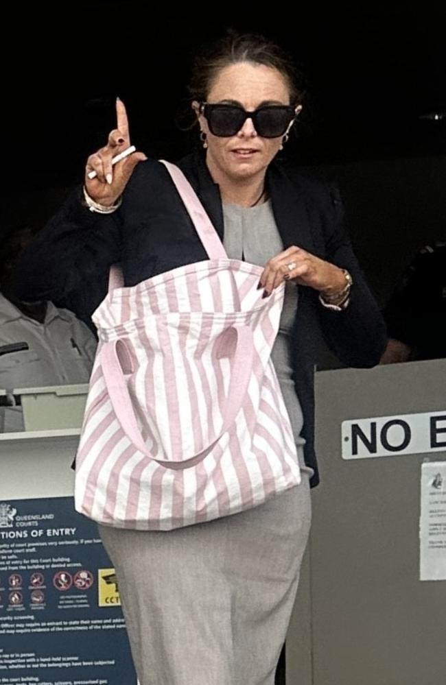 Michelle Rhiannon Loraine Laing leaving Maroochydore District Court on April 14, 2025. Picture: Sam Turner