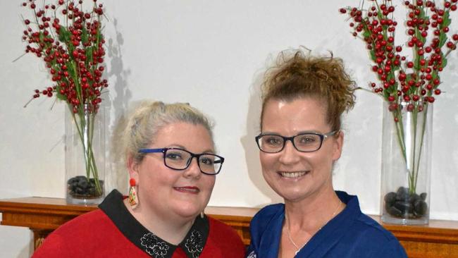 TOP HONOUR: Ann-Maree Paynter is part of The Pyjama Foundation's team of committed volunteer Pyjama Angels. She is pictured with Ipswich Pyjama Foundation coordinator Mel Clack. Picture: Contributed