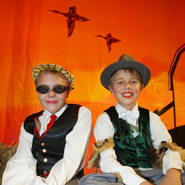 Rhys Paddison and Tim Hudson 12 years.