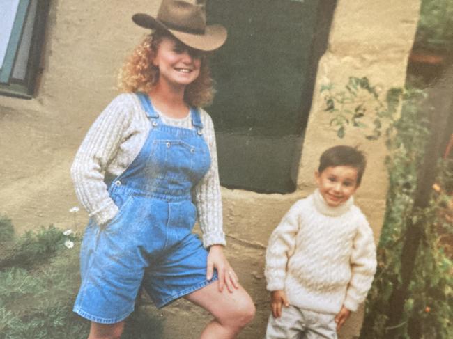 Deborah Markey with a young Daniel Montero. Source: Facebook