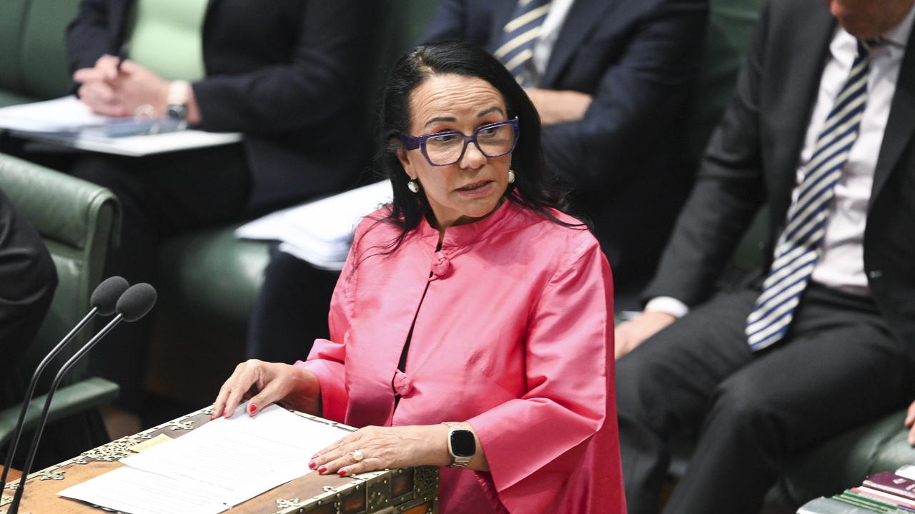 Indigenous Australians Minister Linda Burney was asked all but one of the Coalition’s questions in Question Time on Wednesday. Picture: NCA NewsWire / Martin Ollman