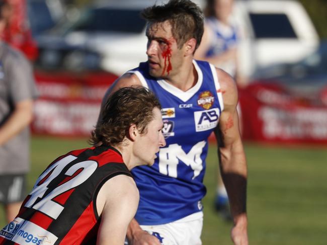Josh Kennedy played for Murrabit against Wandella in the Golden River League. Murrabit won by 4 points .Picture Lloyd Polkinghorne (MUST CREDIT)