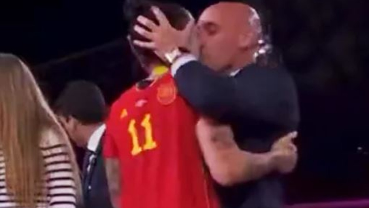 Spain football kiss, World Cup Final 2023 Jenni Hermoso Geelong