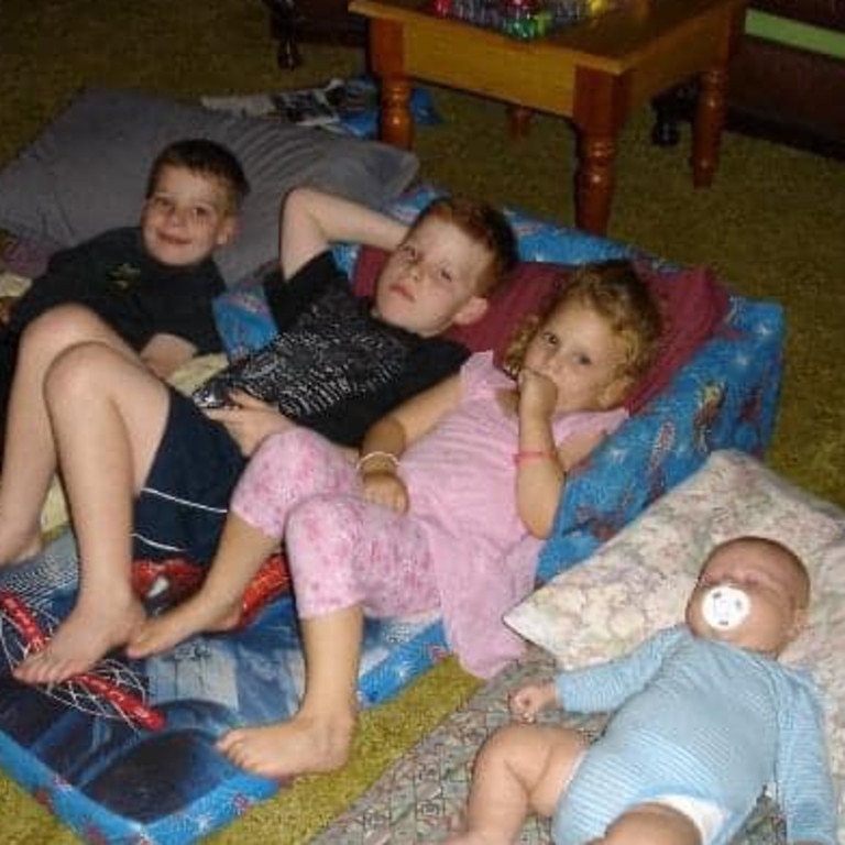 Sandy Silk shared this photo of 'Rohan, Ethan, Mackenzie and Cooper, 2010 Webster grandkids.' Picture: Sandy Silk