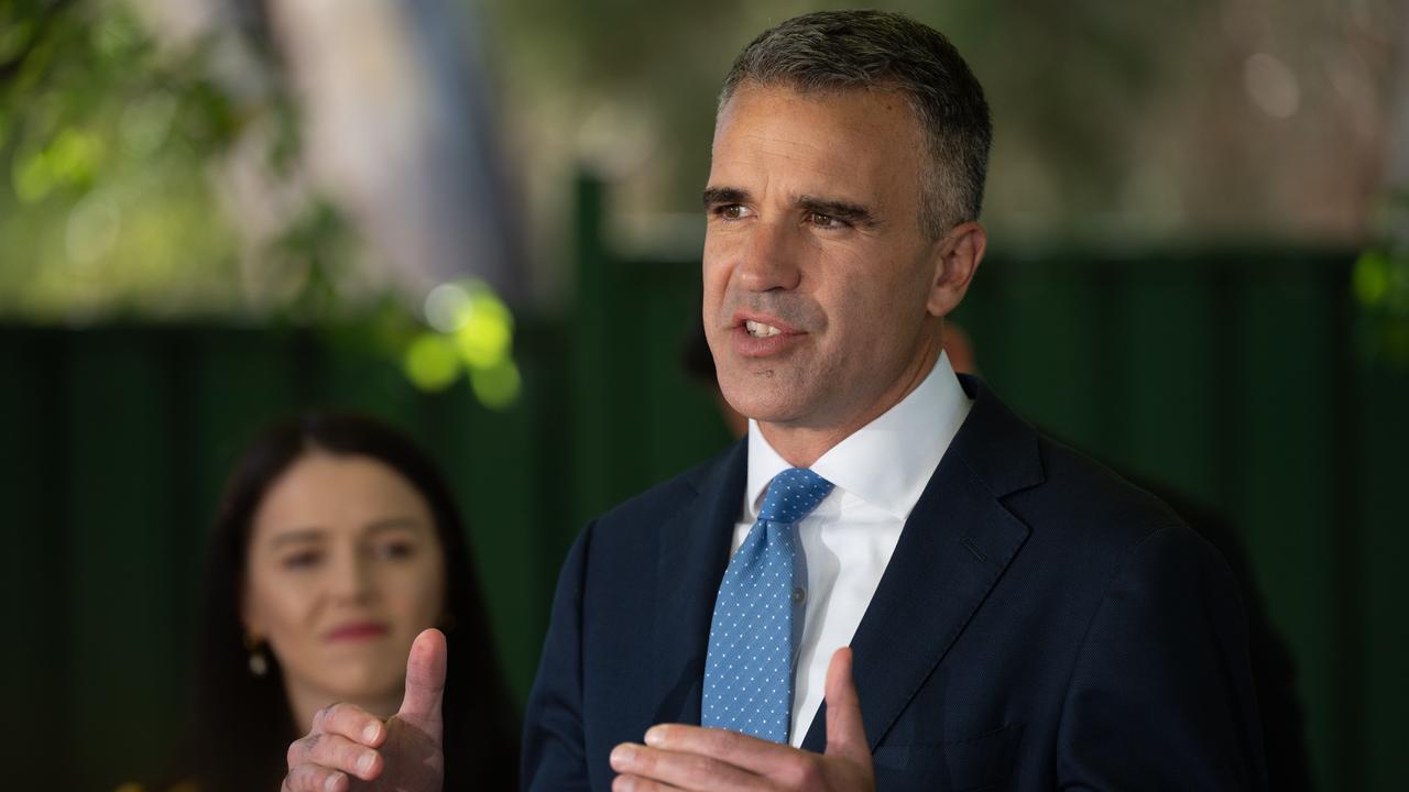 Peter Malinauskas said adopting nuclear power would be a ‘burden on consumers’. Picture: NCA NewsWire / Naomi Jellicoe