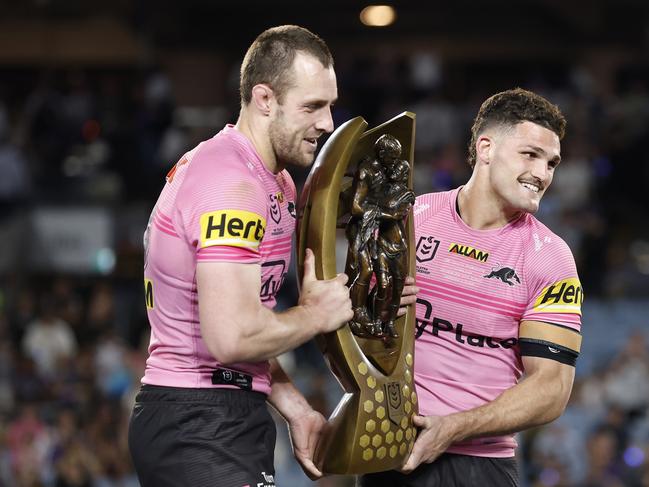 Isaah Yeo and Cleary have set the standard at the Panthers over the past four years. Picture: Getty Images